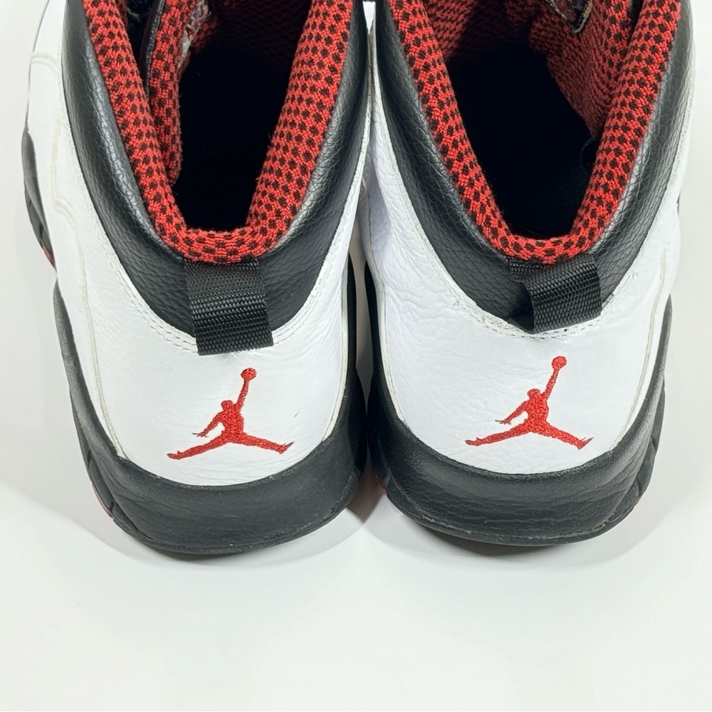 Air Jordan Retro 10 White/Varsity Red-Black Sneakers - Picture 7 of 16